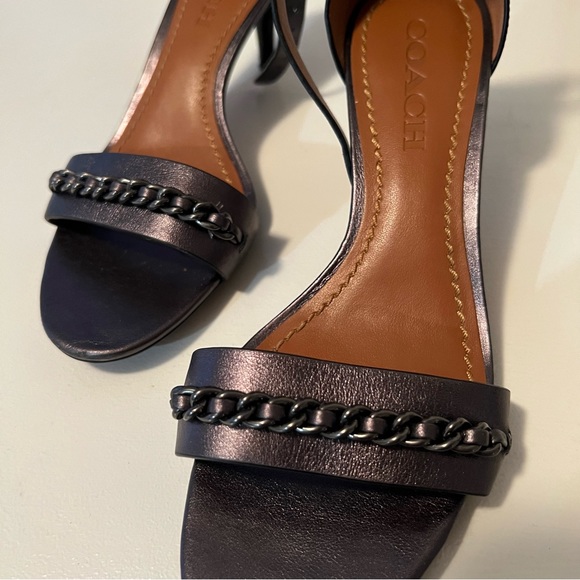 Coach Kitten Heels Ankle Strap - Picture 4 of 8